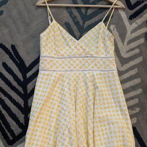 Embroidered A-Line Dress